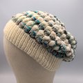 Knit Bubble Beanie - Superwash Merino