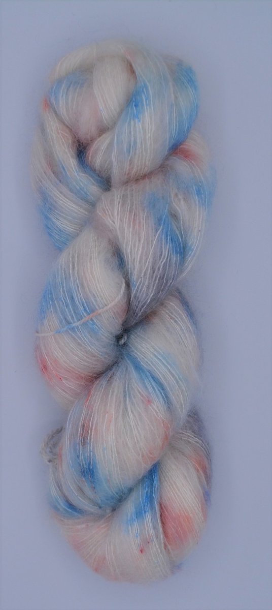 Super Kid Mohair Silk – Lace Yarn "Bastille Day"