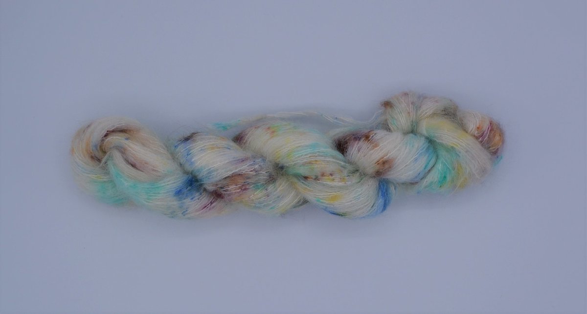 Baby Suri Alpaca Silk Cloud Mini Skein "Sprout"