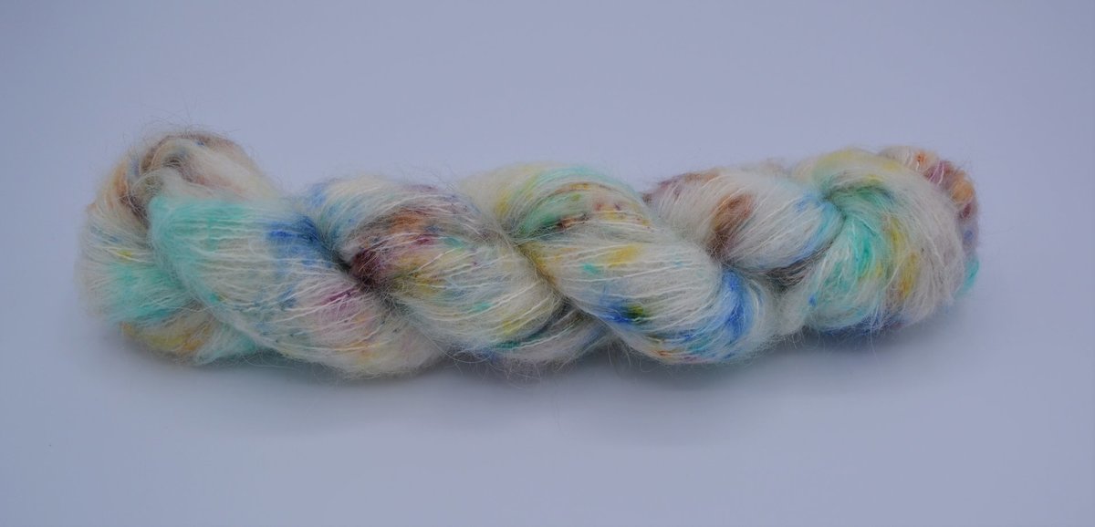 Baby Suri Alpaca Silk Cloud Mini Skein "Sprout"