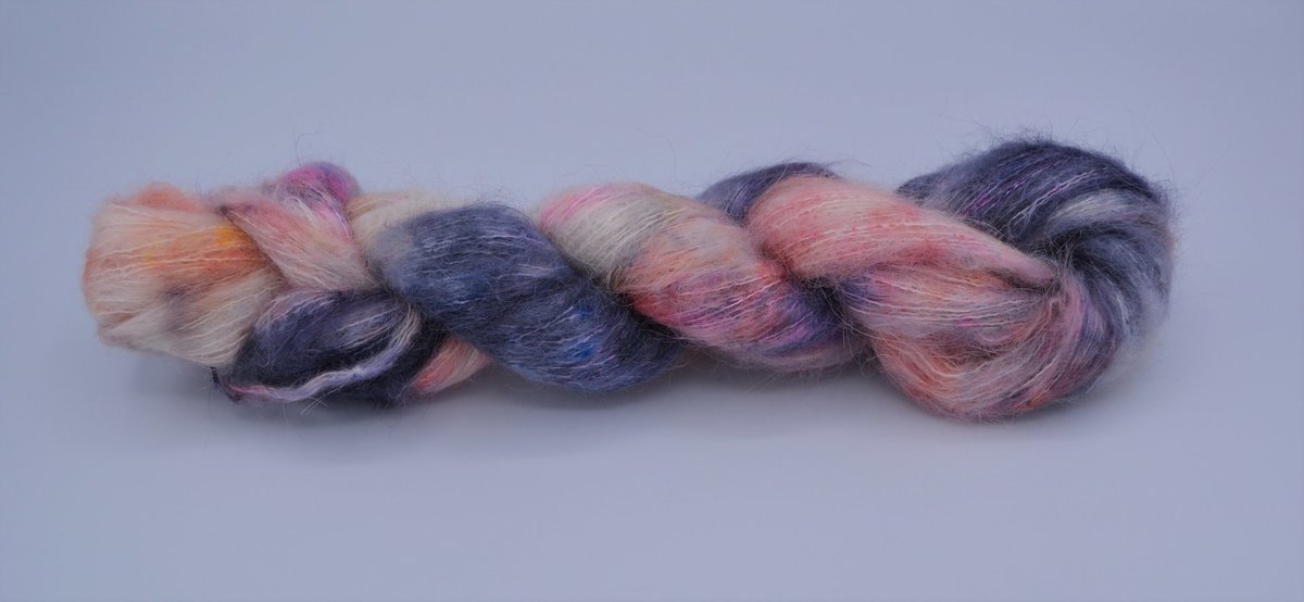 Baby Suri Alpaca Silk Cloud Mini Skein "Mazzy"
