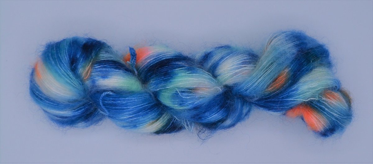 Super Kid Mohair Silk – Lace Yarn "Mondrian"