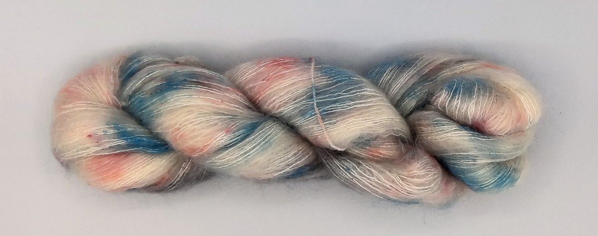 Super Kid Mohair Silk – Lace Yarn "Bastille Day"