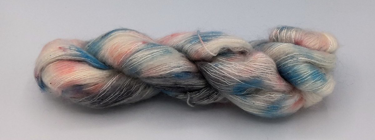 Super Kid Mohair Silk – Lace Yarn "Bastille Day"