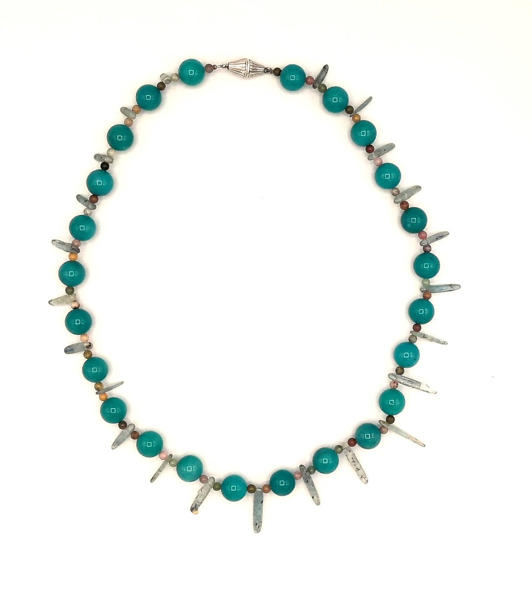 Glass Labradorite deco Necklace