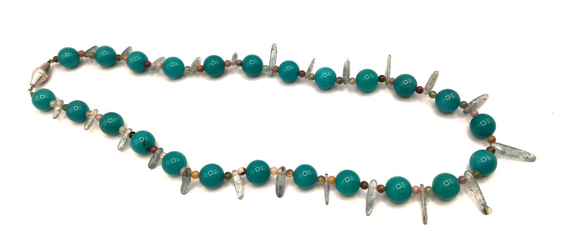 Glass Labradorite deco Necklace