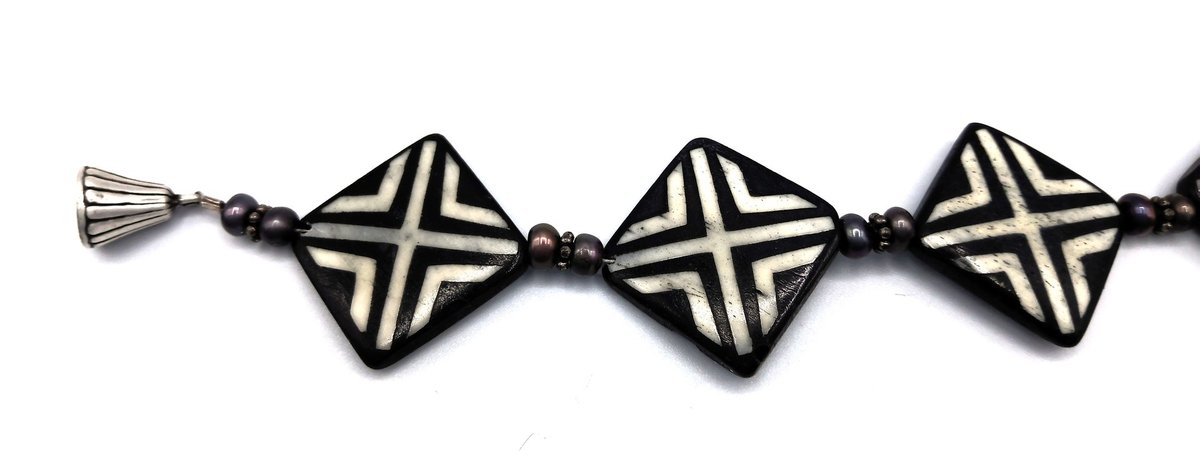 Geometric Inlay Bracelet