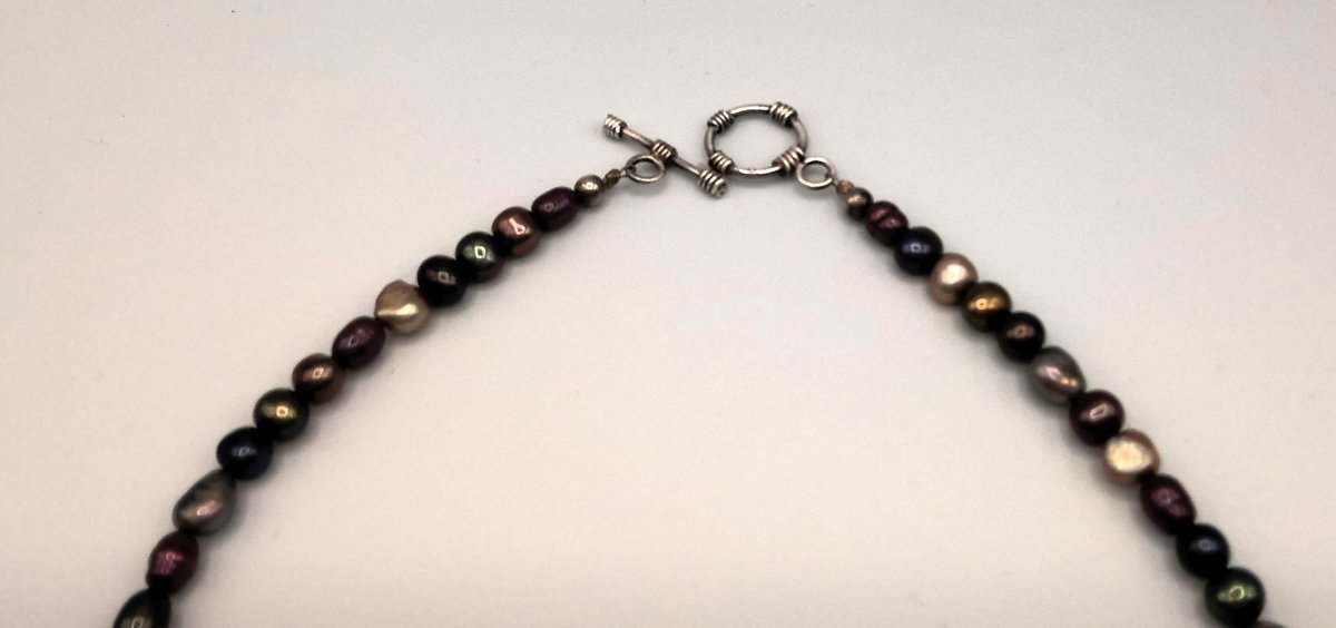 Rainbow Pearl necklace