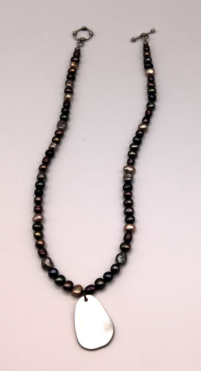 Rainbow Pearl necklace
