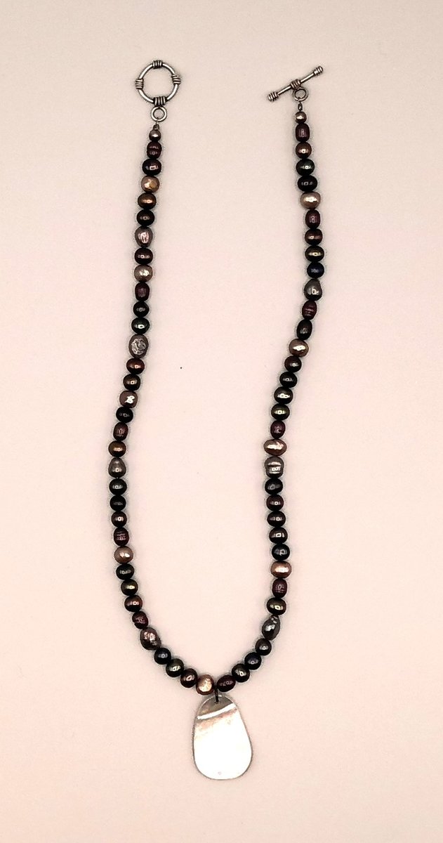 Rainbow Pearl necklace