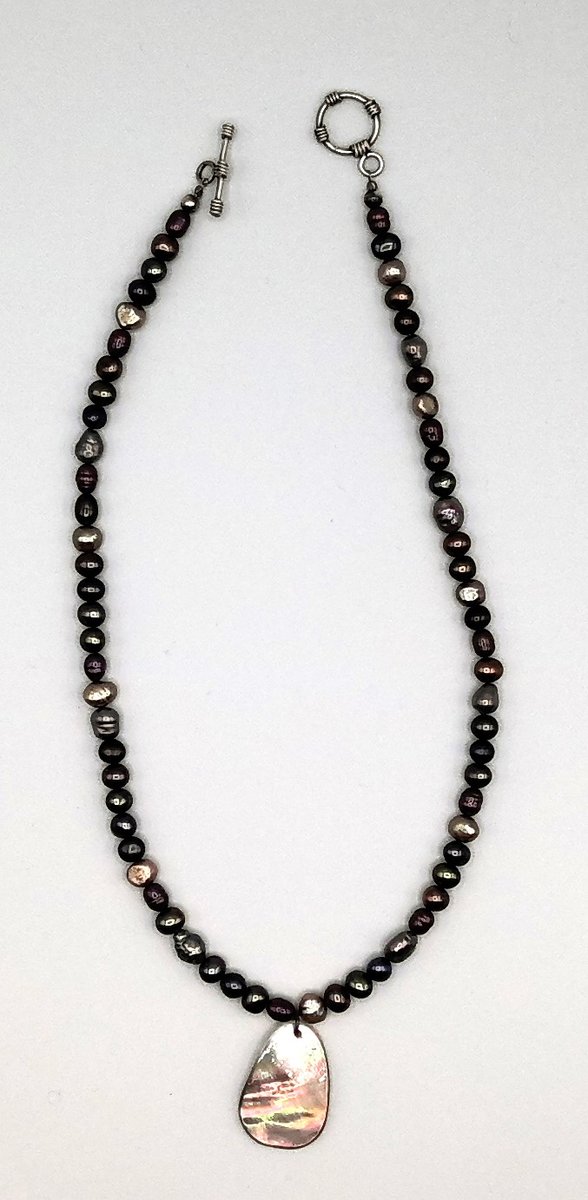 Rainbow Pearl necklace