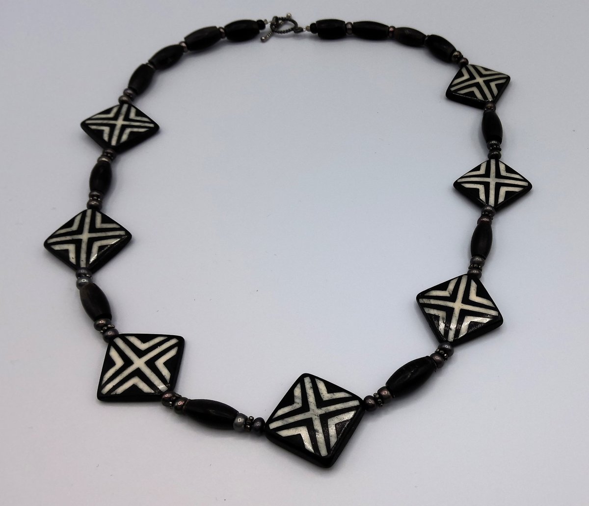 Geometric Inlay Necklace
