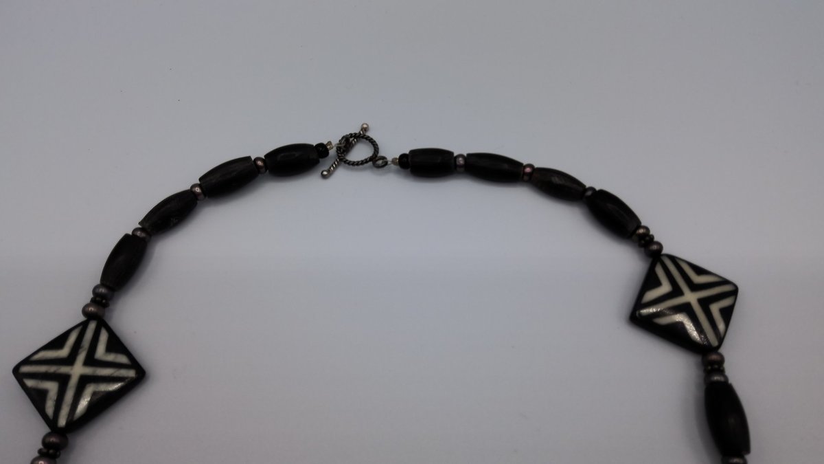 Geometric Inlay Necklace