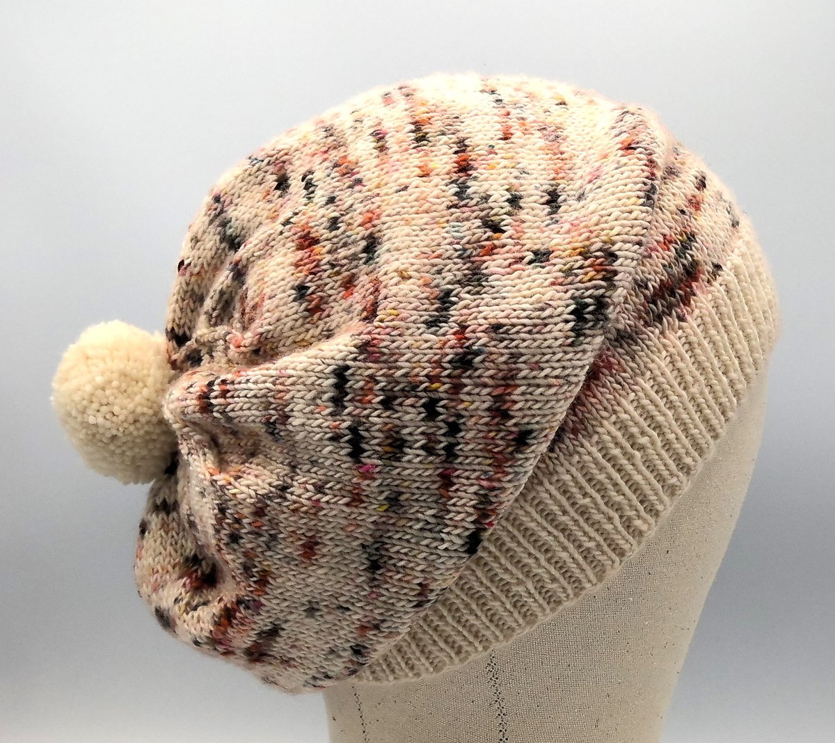 Hand-knit Slouchy Beanie - Superwash Merino