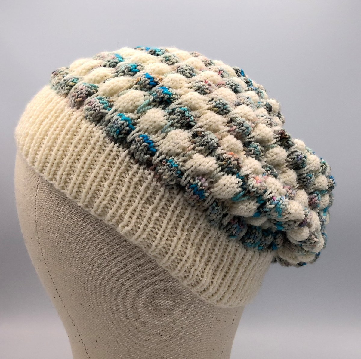 Knit Bubble Beanie - Superwash Merino