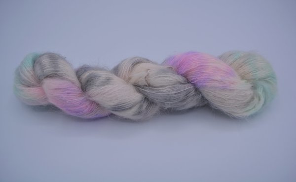 Baby Suri Alpaca Silk Cloud Mini Skein "1986"
