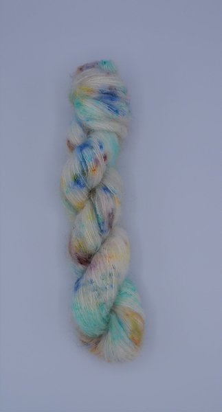 Baby Suri Alpaca Silk Cloud Mini Skein "Sprout"