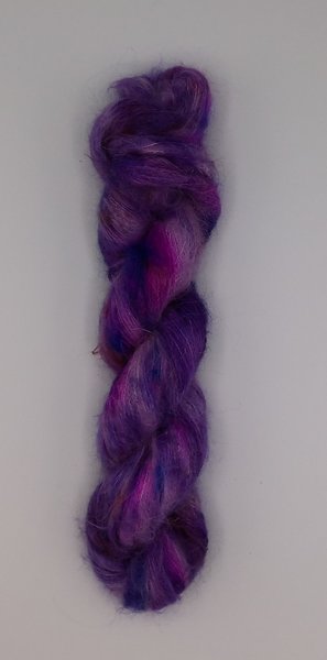 Baby Suri Alpaca Silk Cloud Mini Skein "Geode"