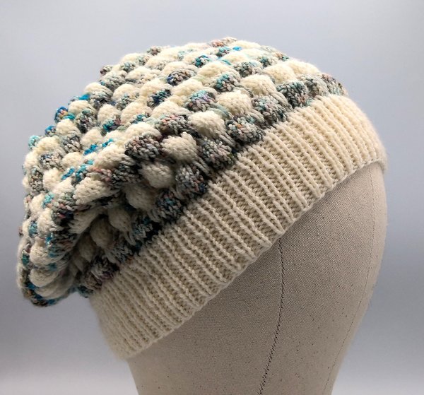 Knit Bubble Beanie - Superwash Merino